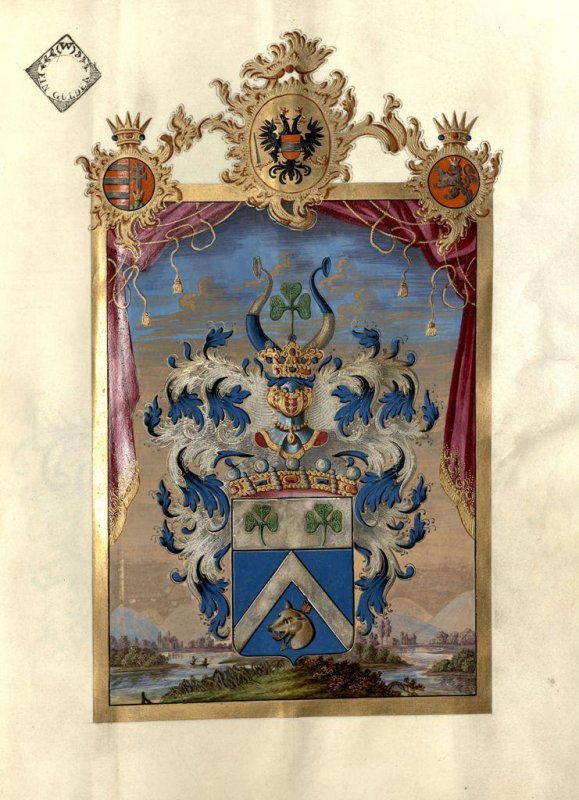 Wappen des Nikolaus Joseph von Jacquin 