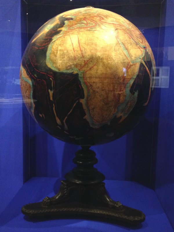 Tektonischer Globus