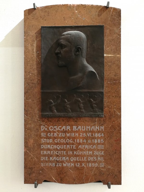 Gedenktafel für Oskar Baumann
