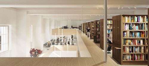 Rendering der neuen Hauptbibliothek nach dem Umbau