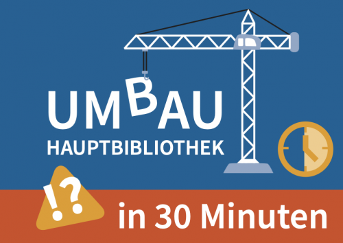 Grafik mit Text Umbau in 30 Minuten